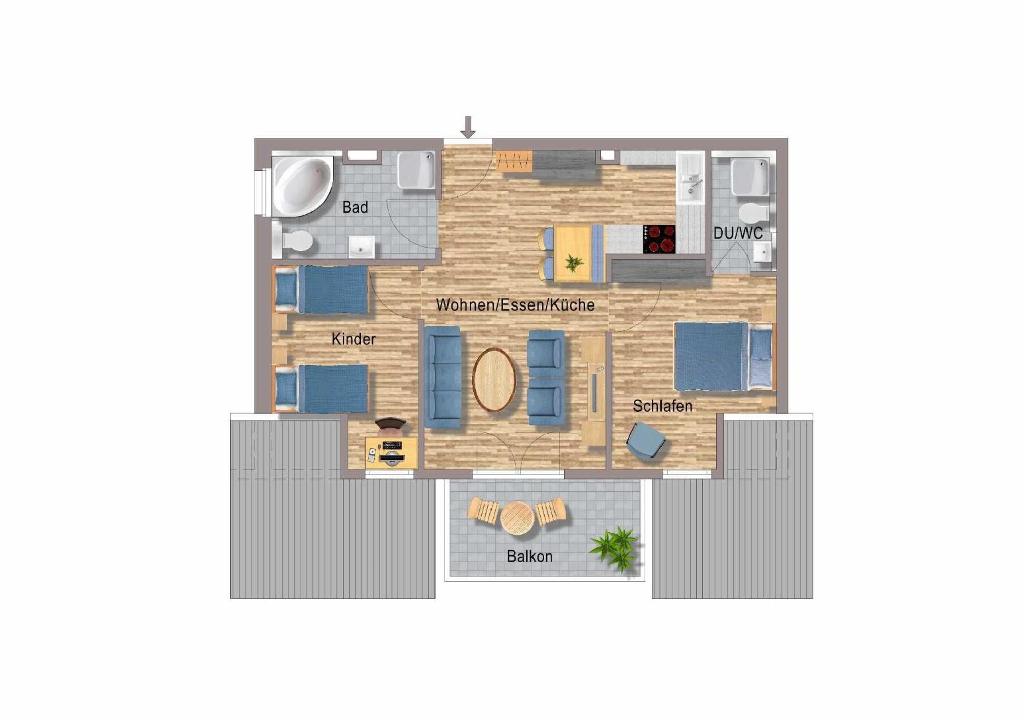 Apartament H&P Touristik Residenz Grafenmatt Gra-3-1 Feldberg  Zewnętrze zdjęcie